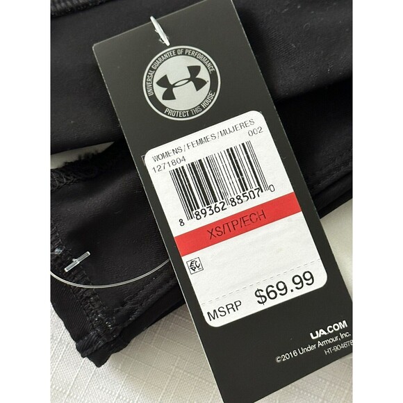 NEW UA Under Armour Compression XS Womens USA Heatgear Patriotic Leggings Flag - Picture 3 of 5